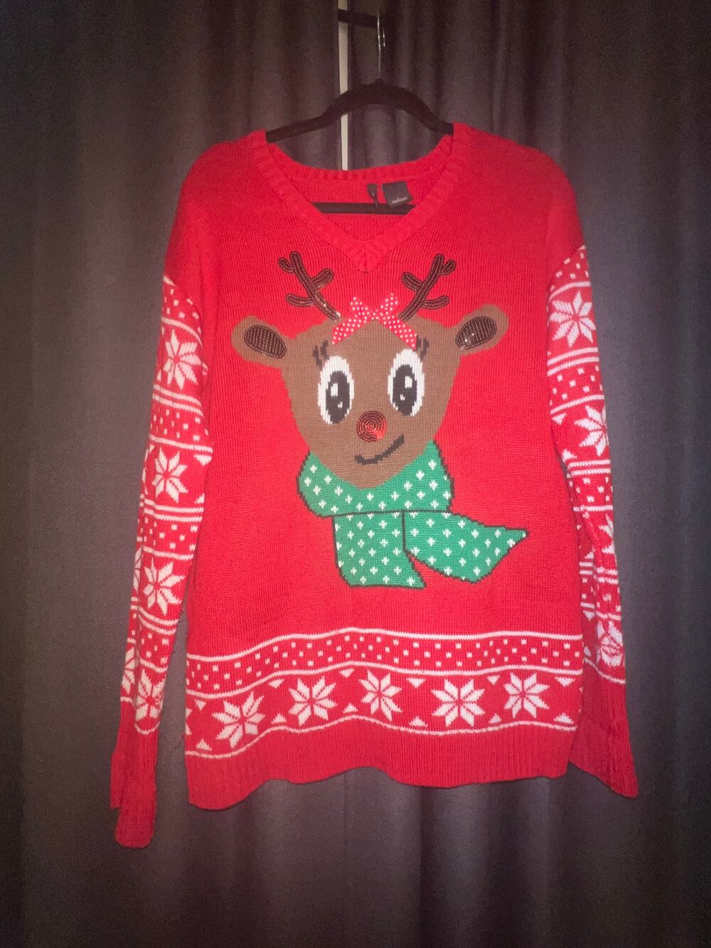 Ugly Christmas Sweater Xmas Size Large